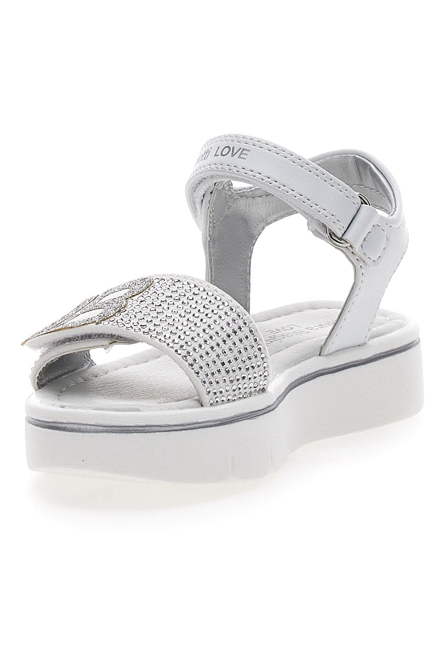 Sandali Bianchi con Strass Laura Biagiotti 9044 Pittarello