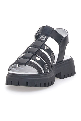 Sandali Neri con suola Carrarmato Laura Biagiotti 9021