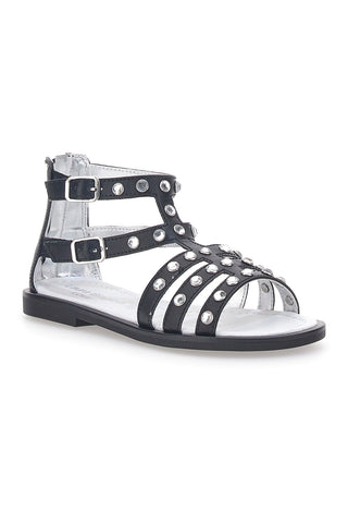 Sandali Neri con Strass Laura Biagiotti 9034