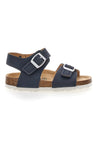 Blaue Sandalen mit verstellbaren Riemen Asso 15046