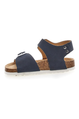 Blaue Sandalen mit verstellbaren Riemen Asso 15046