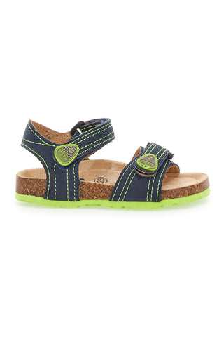 Sandali Blu e Verdi Casual da Bimbi Asso 13606