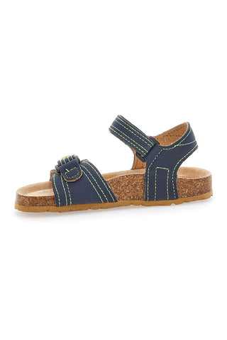Blaue und grüne Freizeitsandalen für Kinder Asso 64135