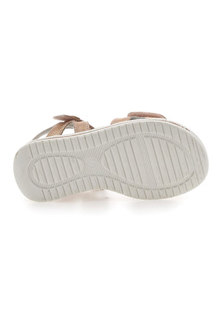 Bronzefarbene Sandalen mit Riemen Grazie Girl 218655