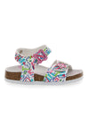 Mehrfarbige Sandalen mit Riss Pitt Kids 14408