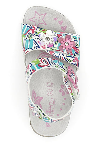 Mehrfarbige Sandalen mit Riss Pitt Kids 14408