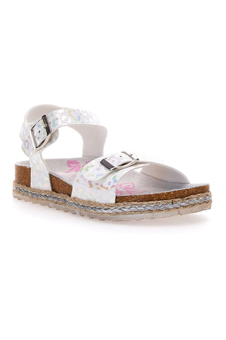 Sandali Bianchi Con Cinturino Pitt Kids 14452