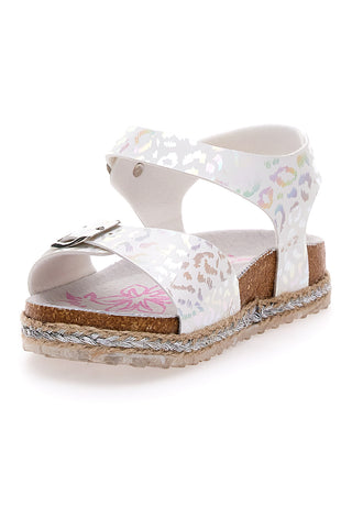 Sandali Bianchi Con Cinturino Pitt Kids 14452