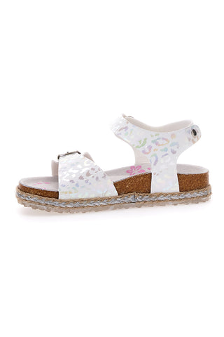 Sandali Bianchi Con Cinturino Pitt Kids 14452