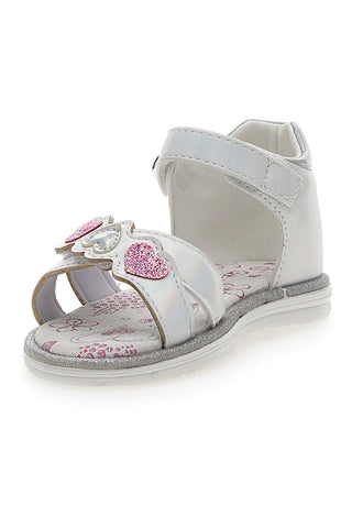 Sandali Primi Passi Bianchi Grazie Girl 14323