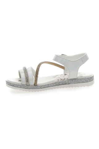 Sandali Bianchi con Cinturino Grazie Girl 14311