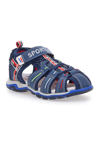 Sandali Fisherman Blu Con Strappo In Velcro Pitt Kids 14116