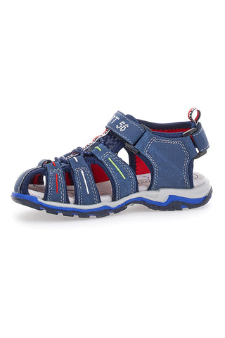 Sandali Fisherman Blu Con Strappo In Velcro Pitt Kids 14116