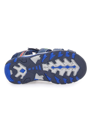 Sandali Fisherman Blu Con Strappo In Velcro Pitt Kids 14116