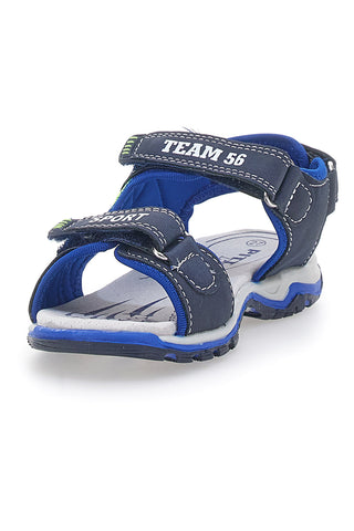 Sandali Blu con Velcro Pitt Kids 143691