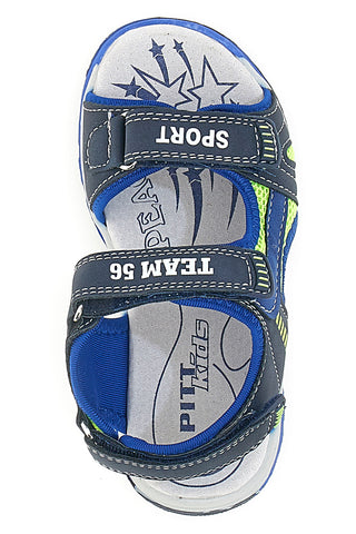 Sandali Blu con Velcro Pitt Kids 143691