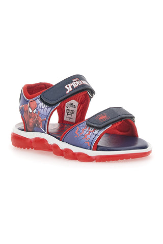 Sandali con Luci Rossi e Blu Spiderman 11301