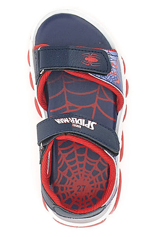 Sandalen mit roten und blauen Lichtern Spiderman 11301