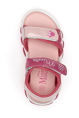 Sandali con Velcro Fucsia Minnie 17308