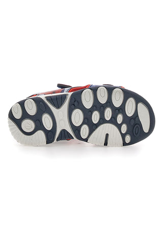 Sandali Blue e Rossi Con Strappi In Velcro Spiderman 15301