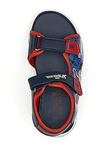 Sandali Blue e Rossi Con Strappi In Velcro Spiderman 15301