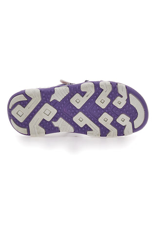 Lila und silberne Sandalen mit Klettverschluss, Frozen 17308