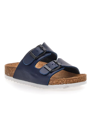 Ciabatte Blu con Doppia Fibbia Pittarello Bio 257206