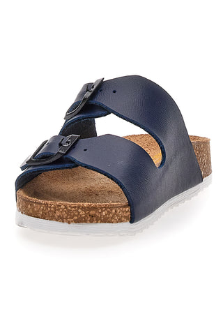 Ciabatte Blu con Doppia Fibbia Pittarello Bio 257206