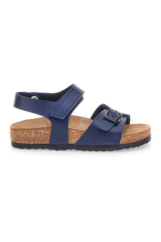 Sandali Blu Con Strappi In Velcro Pittarello Bio 257080