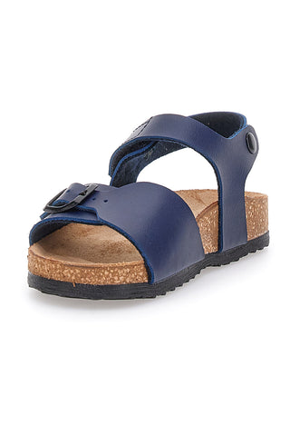 Sandali Blu Con Strappi In Velcro Pittarello Bio 257080