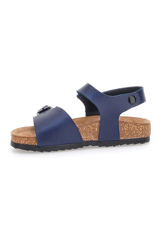 Sandali Blu Con Strappi In Velcro Pittarello Bio 257080