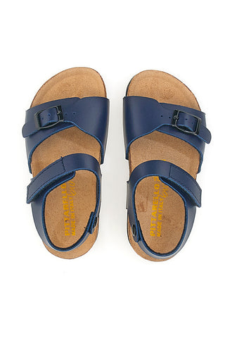 Sandali Blu Con Strappi In Velcro Pittarello Bio 257080