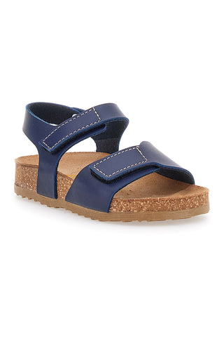 Sandali Blu Con Velcro Pittarello Bio 257081