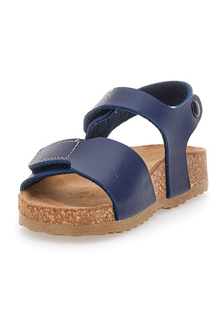 Sandali Blu Con Velcro Pittarello Bio 257081
