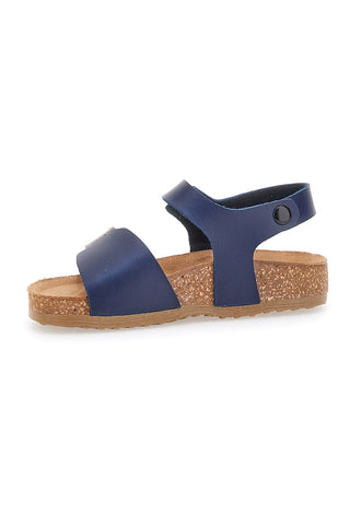 Sandali Blu Con Velcro Pittarello Bio 257081