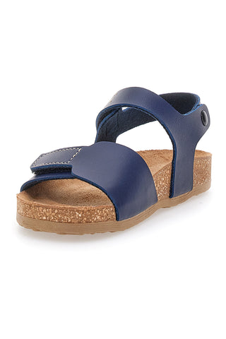 Sandali Blu Con Strappi In Velcro Pittarello Bio 257081