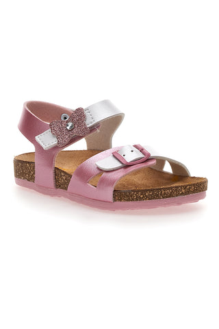 Rosa und weiße Sandalen Pittarello Bio 257157