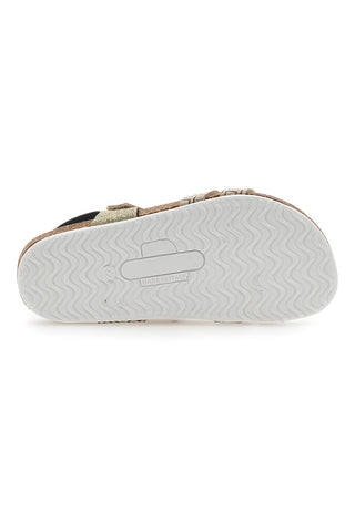 Goldene Sandalen mit Klettverschluss Pittarello Bio 257712