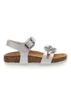 Weiße Riemchensandalen Pittarello Bio 257007