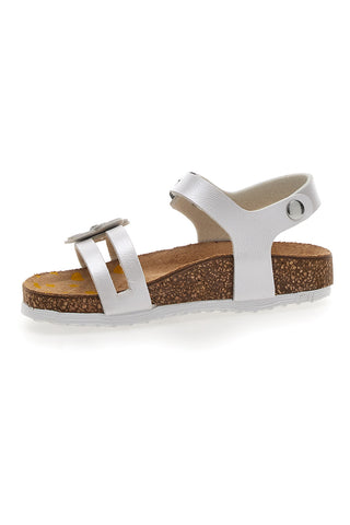 Weiße Riemchensandalen Pittarello Bio 257007