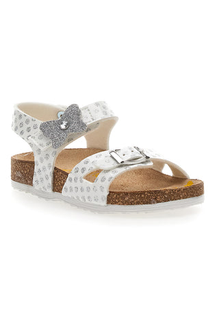 Sandali Bianchi a Pois Pittarello Bio 257084