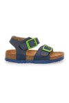 Blaue Sandalen mit Riemen PITT KIDS 14466