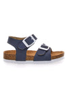 Sandali Blu Con Fibbie Pitt Kids 14466