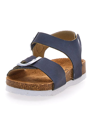 Sandali Blu Con Fibbie Pitt Kids 14466