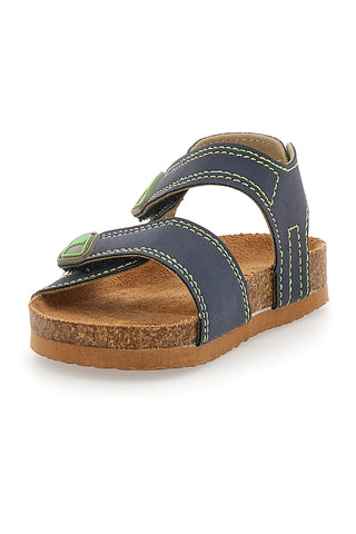 Sandali Blu con chiusura a strappo PITT KIDS 14128
