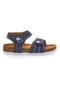 Blau-weiße Sandalen mit Klettverschluss PITT KIDS 14128