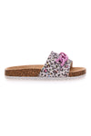 Ciabatta Leopardata rosa e bianca PITT KIDS 14400