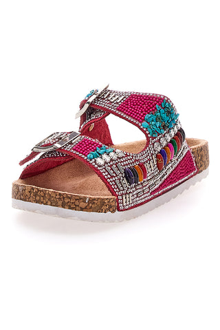 PITT KIDS 14404 farbiger Doppelband-Slipper