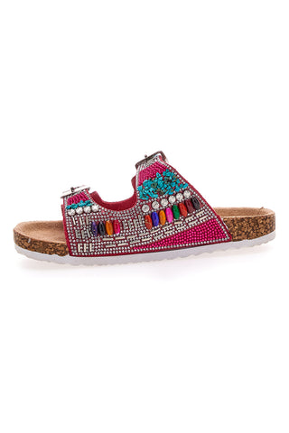 PITT KIDS 14404 farbiger Doppelband-Slipper