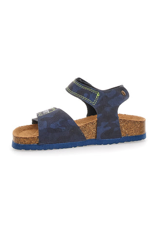 Pitt Kids Blaue Camouflage-Sandalen 14431